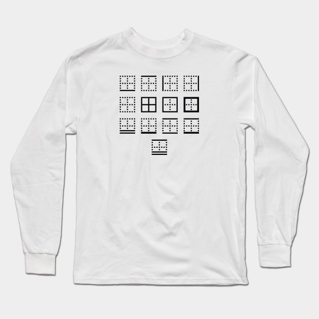 BORDER Long Sleeve T-Shirt by encip